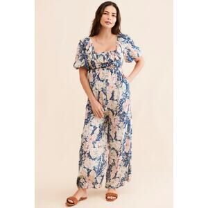 NEW Yumi Kim Stella Maternity Jumpsuit Floral Boho Bohemian Size XS‎